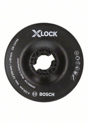 Pomocná podložka X-LOCK 125 mm, tvrdá 125 mm, 12 250 ot./min.