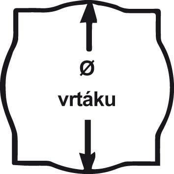 Vyškrabovací jehla HSS 4hran SW 6 GRATTEC