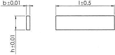 Paralelní podložka (v páru) 10x33x150 AMF