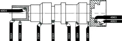 Soustružnický nůž HSS-Co5 DIN4953R kulatý 10x160mm