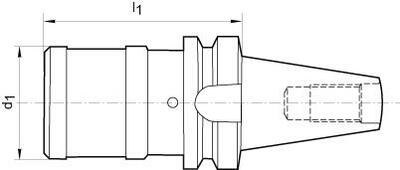 Závitové rychlovýměnné sklíčidlo M14-33 BT40 FORTIS