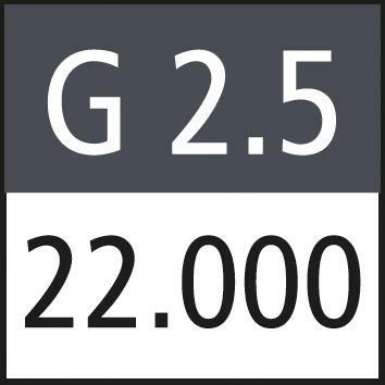 Upínací trn DIN69871ADB SK50 D25mm dlouhý HAIMER