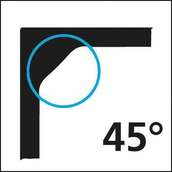 Stopková fréza HPC krátká tvrdokov typ INOX TiALN 35/38° Z4 14mm FORMAT GT