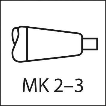 Zarovnávací záhlubník jemný HSS stopka MK průchozí otvor M18 FORMAT