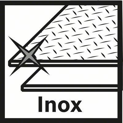 Rovné rezanie X-LOCK Standard for Inox 125 x 1 x 22,23 mm 125 x 1 x 22.23 mm