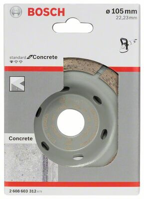 Diamantový miskovitý kotúč Standard for Concrete 105 x 22,23 x 3 mm