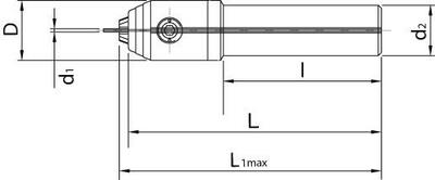 Univerzální sklíčidlo na vrtáky MICRO válcová stopka 10x100 0,2-3,4mm WTE