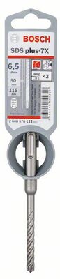 Vrtáky do kladív SDS plus-7X 6,5 x 50 x 115 mm