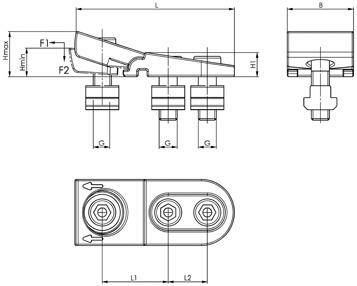 Plochá upínka 6496 M12x14mm AMF