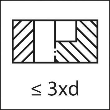 Ruční závitník Druhý závitník DIN352 HSS M1,4 FORMAT