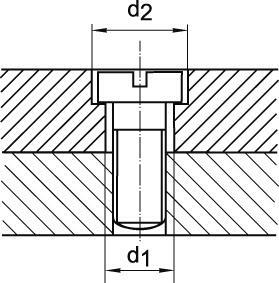 Krátký stupňovitý vrták HSS Průchozí otvor 180° M5 FORMAT