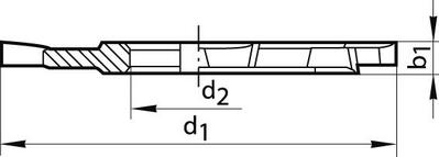 Kotoučová fréza DIN885 HSS-Co5 typ HR tvar A křížové ozubení 100x14mm FORMAT