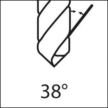 Spirálový vrták, DIN340 HSS-Co5 TiN typ GU 6,0mm GÜHRING