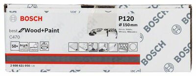 Brúsny list – papier C470, 50-kusové balenie 150 mm, 120