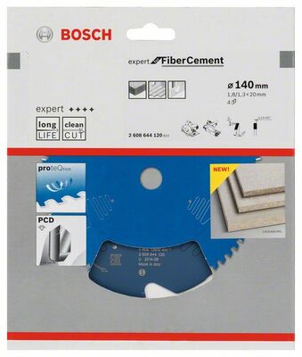 Pílový kotúč Expert for Fibre Cement 140 x 20 x 1,8 mm, 4