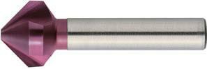 Kuželový záhlubník DIN335 HSS TiALN tvar C válcová stopka 90° 12,4mm FORMAT