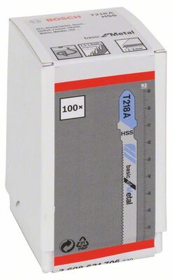 Pílový list do priamočiarych píl T 218 A Basic for Metal