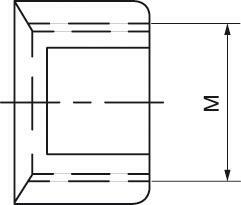 Utahovací matice pro nastavitelné ruční výstružníky rozměr 1 M7x0,75 BECK