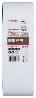 10-dielna súprava brúsnych pásov X440 75 x 533 mm, 180