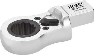 Nástrčný očkový ráčnový klíč 17mm 14x18mm HAZET
