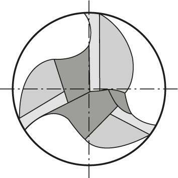 Stopková fréza dlouhá tvrdokov AlTiN+ Z3 45° stopka HB 12,0mm FORTIS