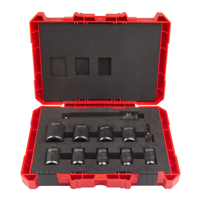 Sada priemyslových hlavíc Shockwave 1/2" krátke (11ks)