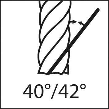 Ratio fréza dlouhá  DIN6527 tvrdokov typ ALU stopka HB Z4 20mm GÜHRING