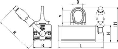 Magnet pro zvedání břemen FX-150 FLAIG