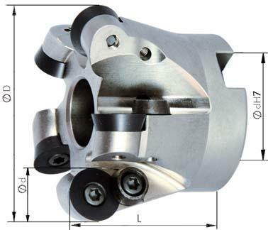 Nástrčná fréza Z5 vnitřní chlazení D66x27mm pro typ RD