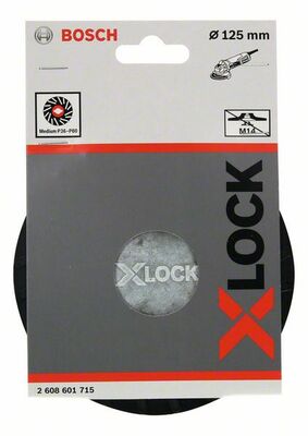 Pomocná podložka X-LOCK 125 mm, stredná 125 mm, 12 250 ot./min.