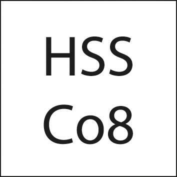Drážkovací fréza krátká HSSCo8 DIN327 tvar D 4,50mm FORMAT