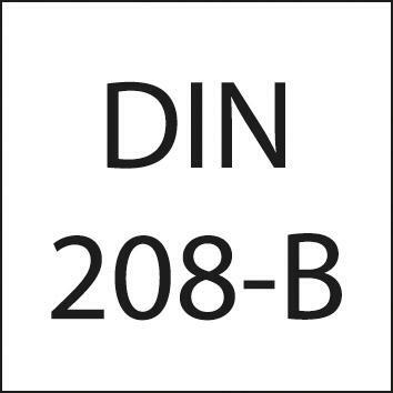 Strojní výstružník DIN208 TiN tvar B 15,0mm BECK