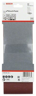 3-dielna súprava brúsnych pásov X440 100 x 610 mm, 60