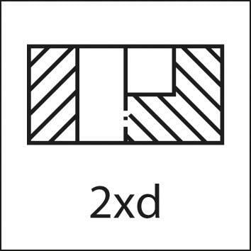 Závitová dréza TMUSP tvrdokov TiCN stopka HA vnitřní chlazení D12x20x1,5mm GÜHRING