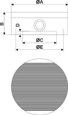 Magnetické kulaté sklíčidlo permanentní magnety RNF 16 FLAIG