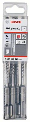 Vrtáky do kladív SDS plus-7X 5 x 100 x 165 mm