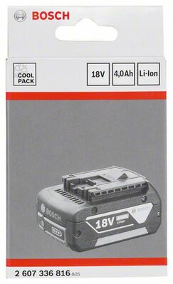 18 V-zásuvný akumulátor Heavy Duty (HD), 4,0 Ah, Li-Ion, GBA M-C