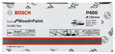 Brúsny list 125 mm, 400