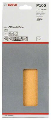 Brúsny list C470, 10-kusové balenie 115 x 280 mm, 40