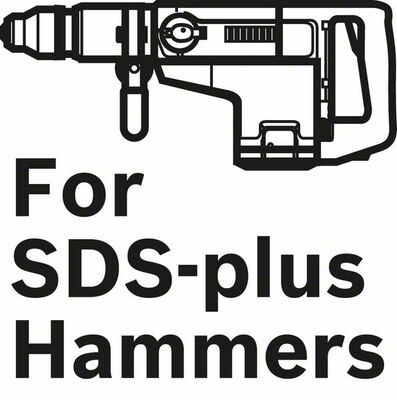 Špicatý sekáč Bosch SDS plus, 1 ks 250 mm