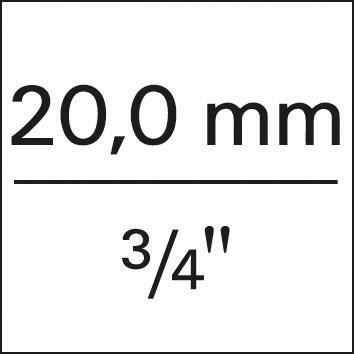 Nástrčkový klíč 6-hran 3/4" 55x68,5mm GEDORE