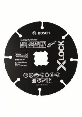 X-LOCK Carbide Multi Wheel 125 mm 125 mm; 1 mm; 22,23 mm