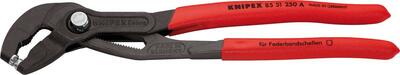 Kleště na hadicovou sponu, pro pružinové pásové spony plastové návleky 180 mm KNIPEX