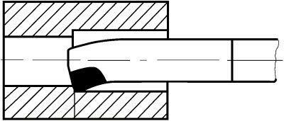 Rohový soustružnický nůž tvrdokov pravý DIN4974 P25/30 10x10x150mm