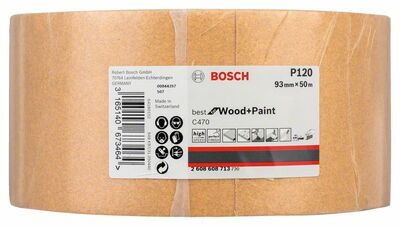 Zvitok brúsneho papiera C470 93 mm x 50 m, 120