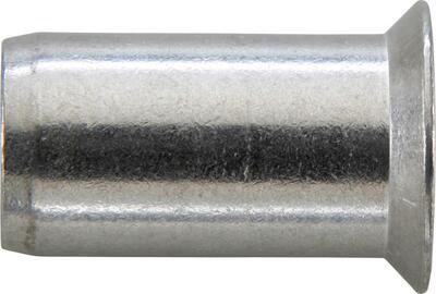 Matice na trhací nýty, ocel pozinkovaná, zápustná hlava 90° M8x11x18,5mm GESIPA