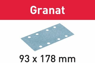 Brúsny pruh STF 93X178 P280 GR/100 Granat