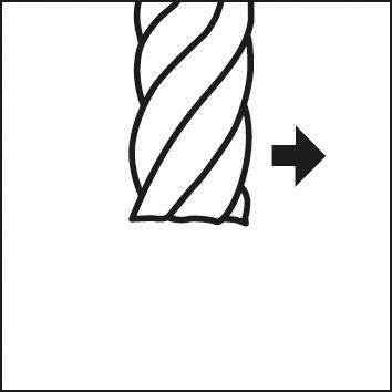 Fréza na úzké drážky krátká DIN850 HSSCo8 TiALN typ N tvar D 32,5x6mm FORMAT