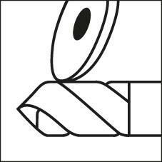 Krátký vrták DIN1897 HSS-Co5 TiN typ GU 10,20mm GÜHRING