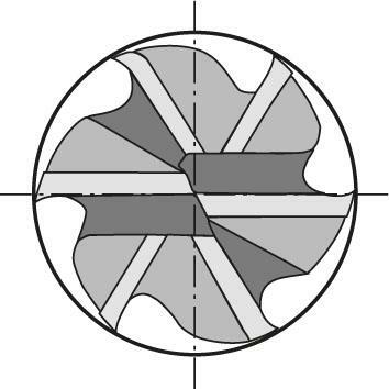 Stopková fréza extra dlouhá tvrdokov AlTiN+ Z6 45° 20mm FORTIS